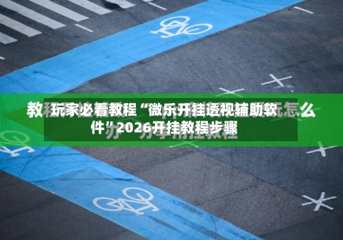 玩家必看教程“微乐开挂透视辅助软件”2026开挂教程步骤-第3张图片