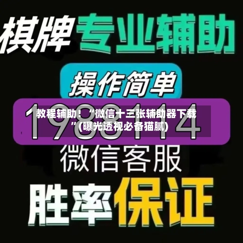 教程辅助！“微信十三张辅助器下载	”(曝光透视必备猫腻)-第2张图片