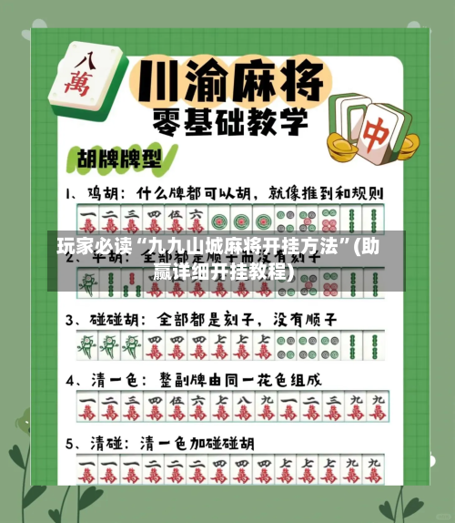 玩家必读“九九山城麻将开挂方法	”(助赢详细开挂教程)-第3张图片