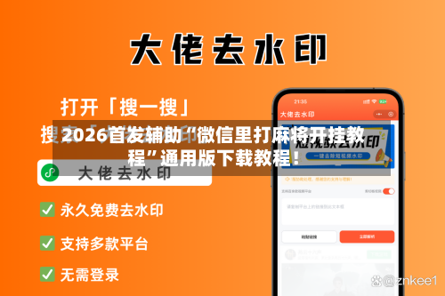 2026首发辅助“微信里打麻将开挂教程”通用版下载教程！-第2张图片