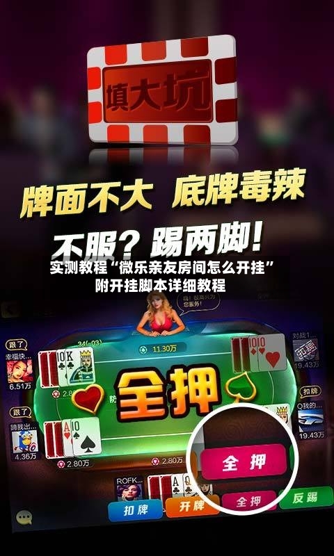 实测教程“微乐亲友房间怎么开挂	”附开挂脚本详细教程-第1张图片