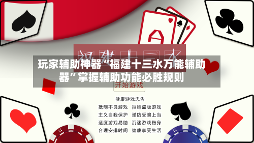 玩家辅助神器“福建十三水万能辅助器	”掌握辅助功能必胜规则-第2张图片