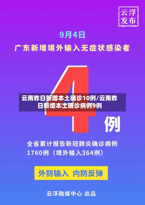 云南昨日新增本土确诊10例/云南昨日新增本土确诊病例9例-第3张图片