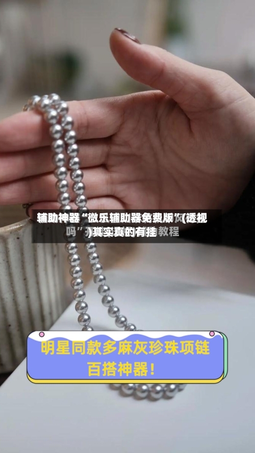 辅助神器“微乐辅助器免费版”(透视)其实真的有挂