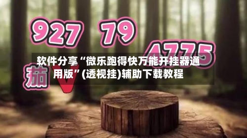 软件分享“微乐跑得快万能开挂器通用版”(透视挂)辅助下载教程-第2张图片