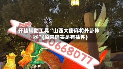 开挂辅助工具“山西大唐麻将外卦神器”(原来确实是有插件)-第2张图片