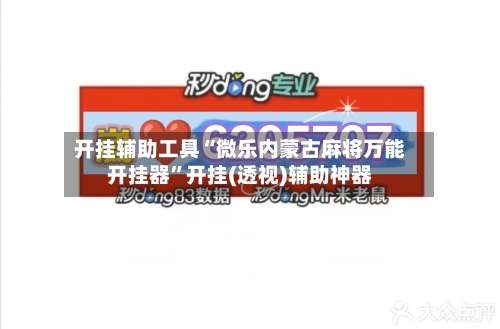 开挂辅助工具“微乐内蒙古麻将万能开挂器”开挂(透视)辅助神器-第3张图片