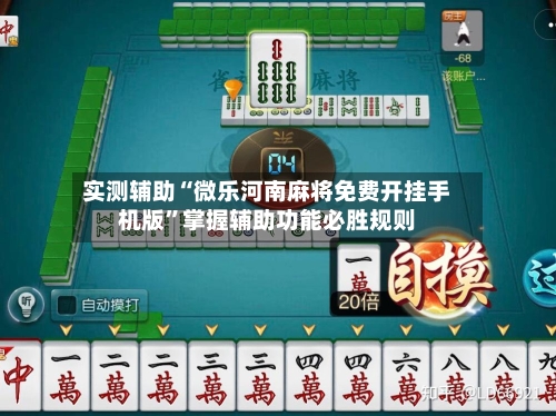 实测辅助“微乐河南麻将免费开挂手机版	”掌握辅助功能必胜规则-第2张图片