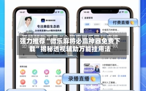 强力推荐“微乐麻将必赢神器免费下载	”揭秘透视辅助万能挂用法-第2张图片