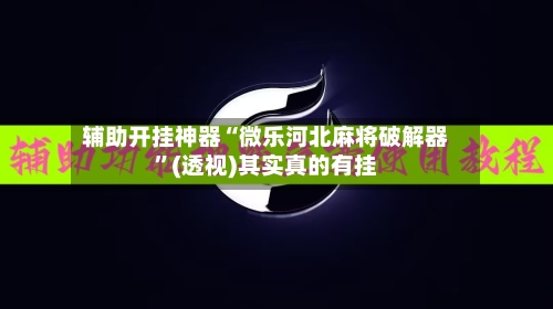 辅助开挂神器“微乐河北麻将破解器	”(透视)其实真的有挂-第3张图片