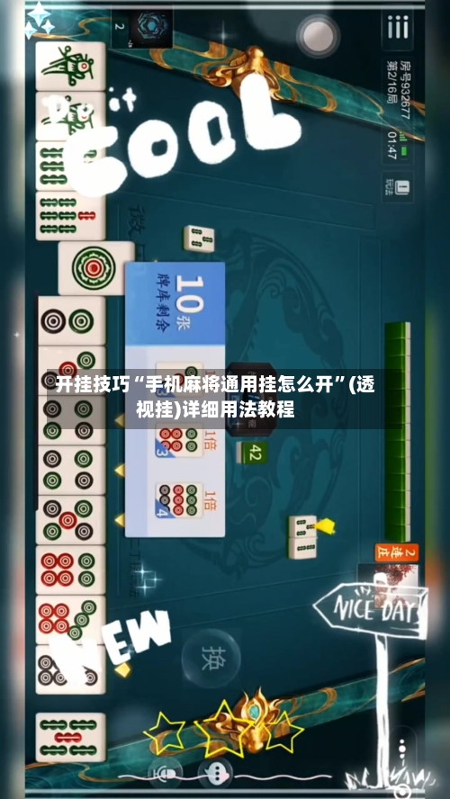 开挂技巧“手机麻将通用挂怎么开	”(透视挂)详细用法教程-第2张图片