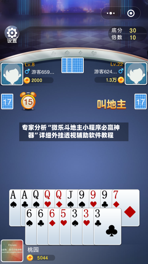 专家分析“微乐斗地主小程序必赢神器”详细外挂透视辅助软件教程-第2张图片