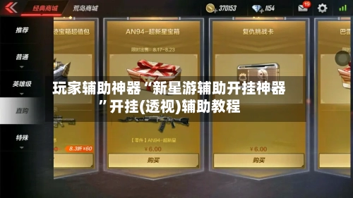 玩家辅助神器“新星游辅助开挂神器”开挂(透视)辅助教程-第3张图片