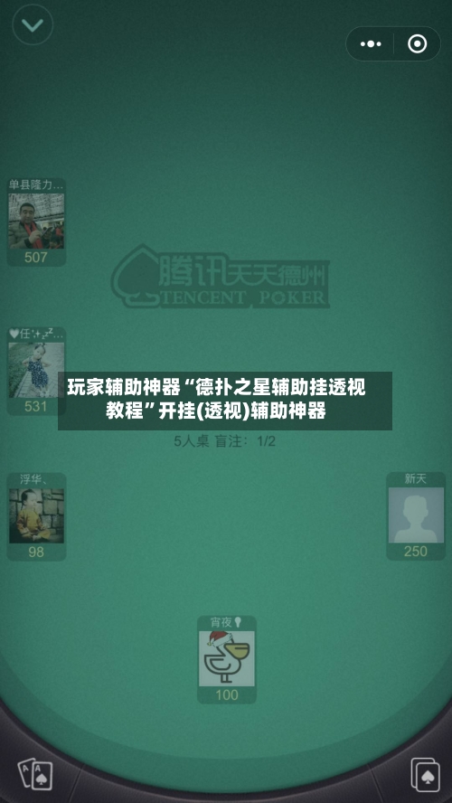 玩家辅助神器“德扑之星辅助挂透视教程”开挂(透视)辅助神器-第3张图片