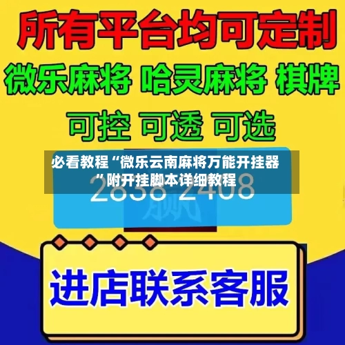 必看教程“微乐云南麻将万能开挂器”附开挂脚本详细教程-第3张图片
