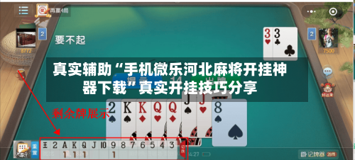 真实辅助“手机微乐河北麻将开挂神器下载”真实开挂技巧分享-第3张图片