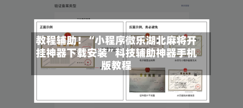 教程辅助！“小程序微乐湖北麻将开挂神器下载安装”科技辅助神器手机版教程-第3张图片