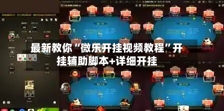 最新教你“微乐开挂视频教程”开挂辅助脚本+详细开挂-第3张图片