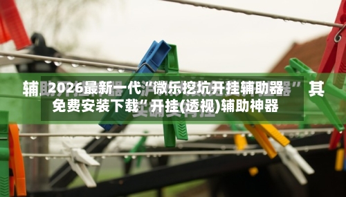 2026最新一代“微乐挖坑开挂辅助器免费安装下载”开挂(透视)辅助神器-第3张图片